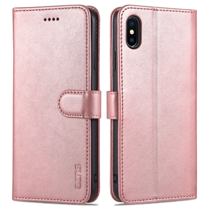 AZNS Skin Feel Calf Texture Horizontal Flip Leather Case with Card Slots & Holder & Wallet, For iPhone XS Max, For iPhone XR