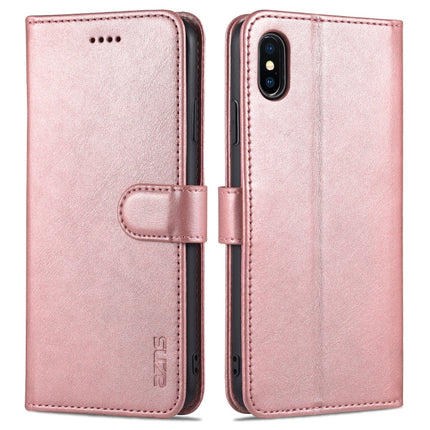 AZNS Skin Feel Calf Texture Horizontal Flip Leather Case with Card Slots & Holder & Wallet, For iPhone XS Max, For iPhone XR