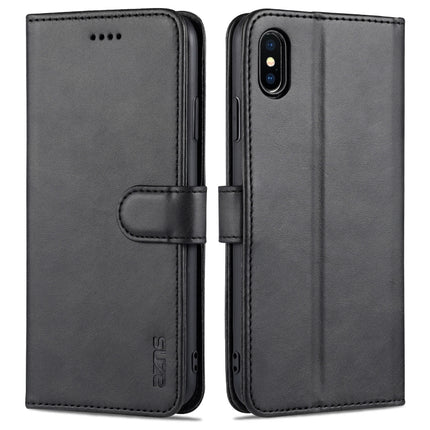 AZNS Skin Feel Calf Texture Horizontal Flip Leather Case with Card Slots & Holder & Wallet, For iPhone XS Max, For iPhone XR
