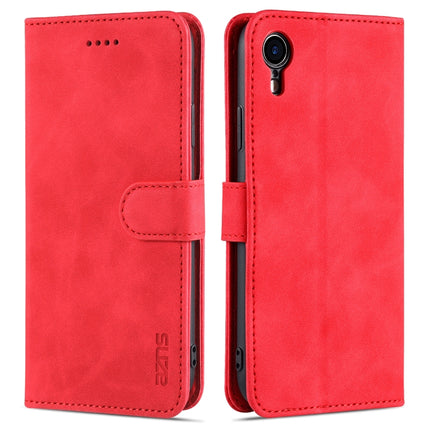 AZNS Skin Feel Calf Texture Horizontal Flip Leather Case with Card Slots & Holder & Wallet, For iPhone XS Max, For iPhone XR