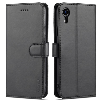 AZNS Skin Feel Calf Texture Horizontal Flip Leather Case with Card Slots & Holder & Wallet, For iPhone XS Max, For iPhone XR
