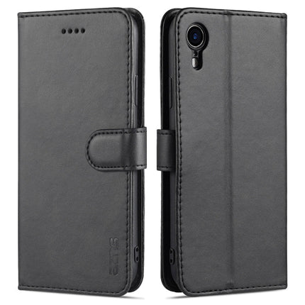 AZNS Skin Feel Calf Texture Horizontal Flip Leather Case with Card Slots & Holder & Wallet, For iPhone XS Max, For iPhone XR