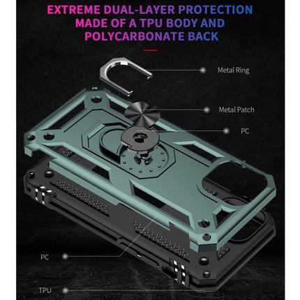 Shockproof TPU + PC Protective Case with 360 Degree Rotating Holder, For iPhone 13, For iPhone 13 mini, For iPhone 13 Pro