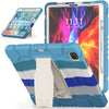 3-Layer Protection  Screen Frame + PC + Silicone Shockproof Combination Case with Holder, For iPad Pro 12.9 2022 / 2021, For iPad Pro 12.9 2020