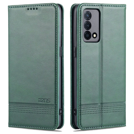 AZNS Magnetic Calf Texture Horizontal Flip Leather Case with Card Slots & Holder & Wallet, For OPPO K9 5G, For OPPO Reno6 / Reno6 Pro