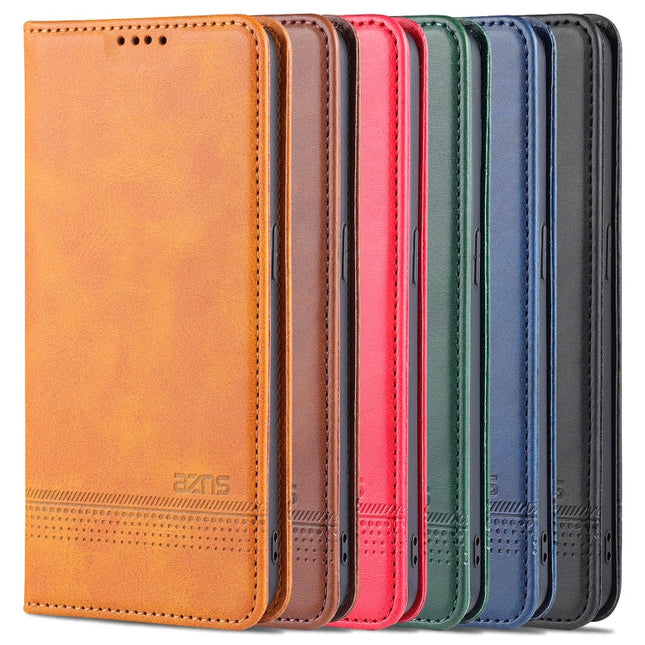 AZNS Magnetic Calf Texture Horizontal Flip Leather Case with Card Slots & Holder & Wallet, For OPPO K9 5G, For OPPO Reno6 / Reno6 Pro