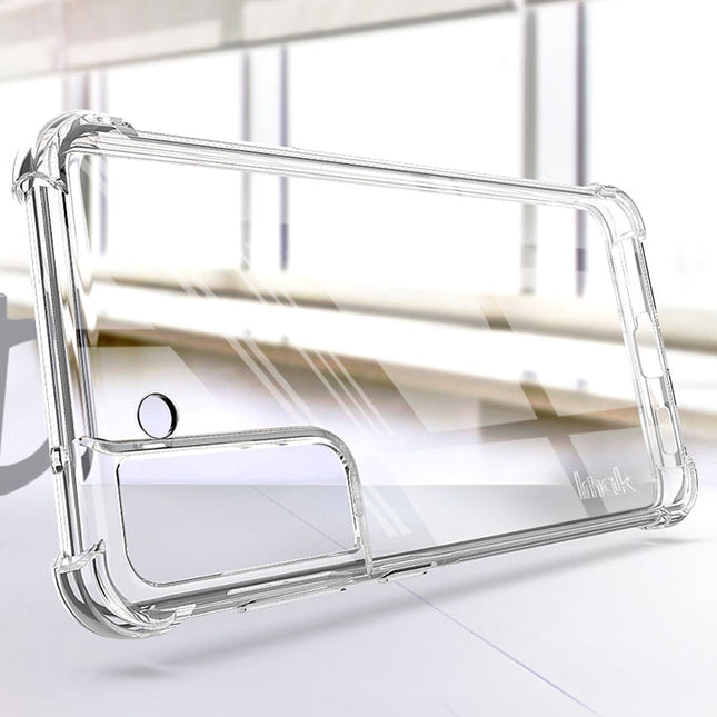 IMAK All-inclusive Shockproof Airbag TPU Case with Screen Protector, For Samsung Galaxy S21 FE 5G
