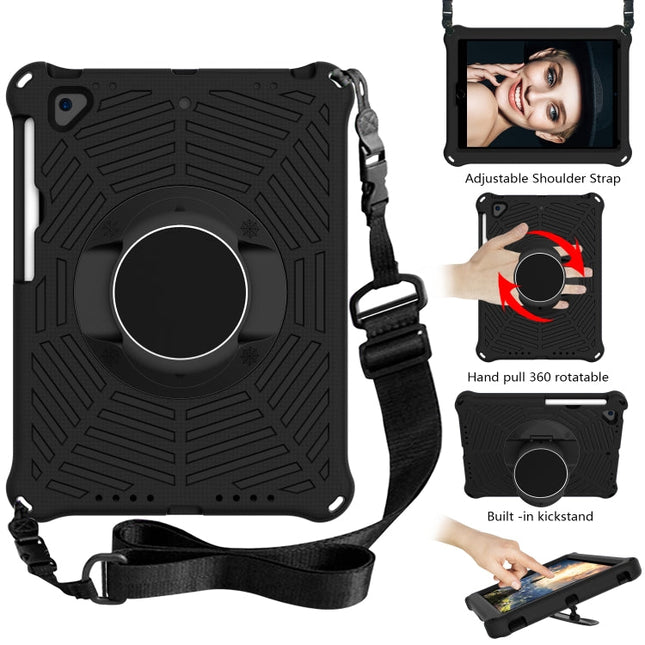Spider King EVA Protective Case with Adjustable Shoulder Strap & Holder & Pen Slot, For iPad 9.7 2018 & 2017 / Pro 9.7 / Air 2 / Air, For iPad 10.2 2021 / 2020 / 2019, For iPad Pro 10.5 inch 2017 / Air 3 10.5 inch���������������������������������������...