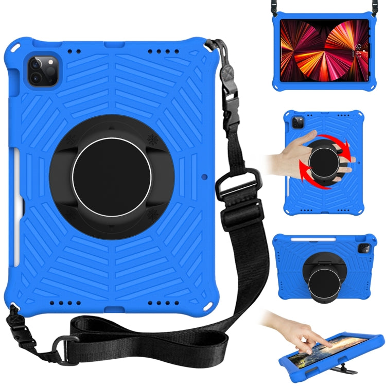 Spider King EVA Protective Case with Adjustable Shoulder Strap & Holder & Pen Slot, For iPad 9.7 2018 & 2017 / Pro 9.7 / Air 2 / Air, For iPad 10.2 2021 / 2020 / 2019, For iPad Pro 10.5 inch 2017 / Air 3 10.5 inch