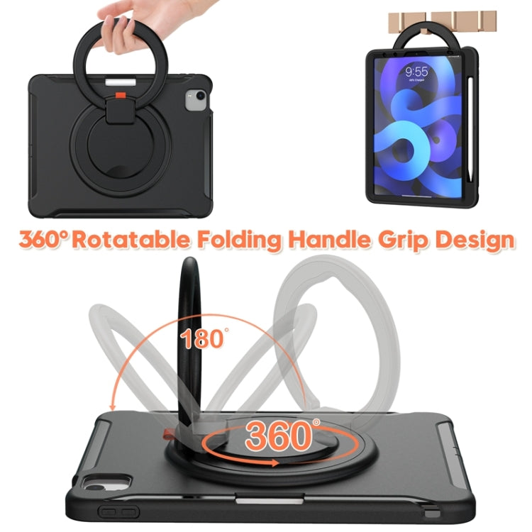 Shocproof Silicone + PC Protective Case with 360 Degree Rotation Foldable Handle Grip Holder & Pen Slot, For iPad Air 4 10.9 / Pro 11 2021 / 2020 / 2018, For Samsung Galaxy Tab A7 10.4 2020 T500