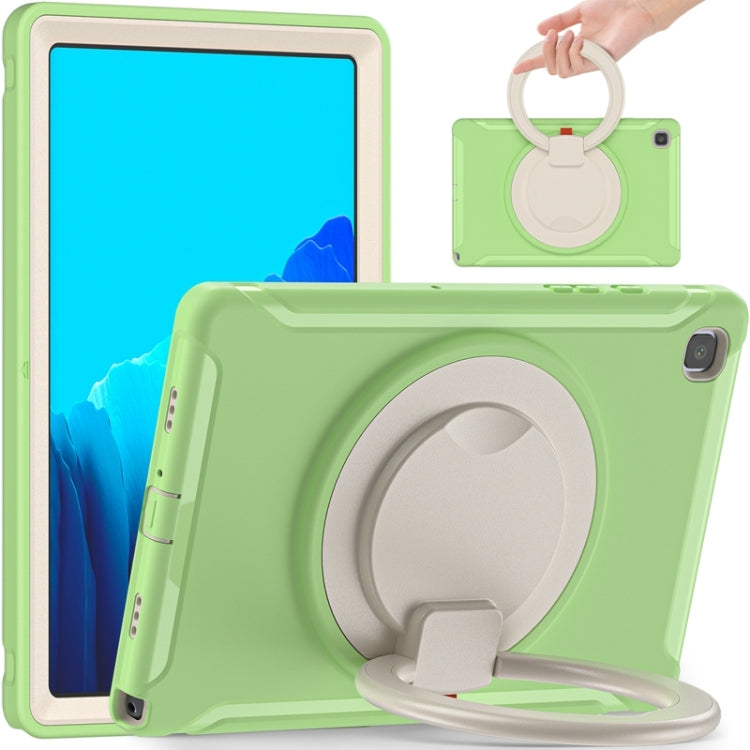 Shocproof Silicone + PC Protective Case with 360 Degree Rotation Foldable Handle Grip Holder & Pen Slot, For iPad Air 4 10.9 / Pro 11 2021 / 2020 / 2018, For Samsung Galaxy Tab A7 10.4 2020 T500