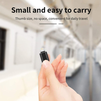 XQ-ZH001 USB Female to 8 Pin Male OTG Adapter, XQ-ZH001 (Silver)