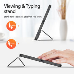 DUX DUCIS Domo Series Horizontal Flip Magnetic PU Leather Case with Three-folding Holder & Wake-up / Sleep Function, For Samsung Galaxy Tab A7 Lite, For Samsung Galaxy Tab S8+ / Tab S8 Plus /  Tab S7 FE / Tab S7+