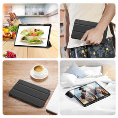 DUX DUCIS Domo Series Horizontal Flip Magnetic PU Leather Case with Three-folding Holder & Wake-up / Sleep Function, For Samsung Galaxy Tab A7 Lite, For Samsung Galaxy Tab S8+ / Tab S8 Plus /  Tab S7 FE / Tab S7+