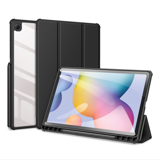 DUX DUCIS TOBY Series Antiskid PU Leather + PC + TPU Horizontal Flip Case with Holder & Pen Slot & Sleep / Wake-up Function, For Samsung Galaxy Tab S6 Lite