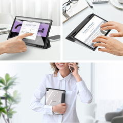 DUX DUCIS TOBY Series Antiskid PU Leather + PC + TPU Horizontal Flip Case with Holder & Pen Slot & Sleep / Wake-up Function, For Samsung Galaxy Tab S6 Lite