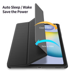 DUX DUCIS TOBY Series Antiskid PU Leather + PC + TPU Horizontal Flip Case with Holder & Pen Slot & Sleep / Wake-up Function, For Samsung Galaxy Tab S6 Lite