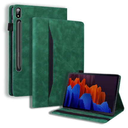 Business Shockproof Horizontal Flip Leather Case with Holder & Card Slots & Photo Frame & Pen Slot & Sleep / Wake-up Function, For iPad Pro 11 inch 2021 & 2018 / Air 2020 10.9, For Lenovo M10 Plus TB-X606F, For Lenovo M10 FHD REL TB-X605FC / TB-X605LC ...