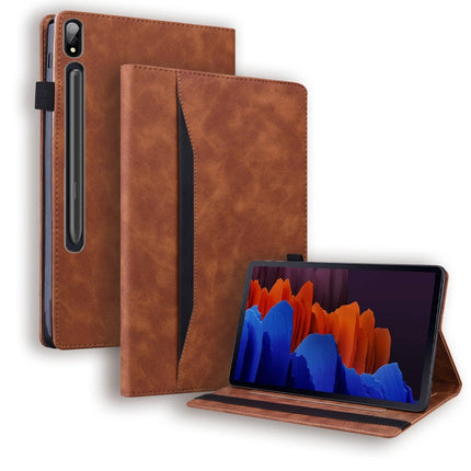 Business Shockproof Horizontal Flip Leather Case with Holder & Card Slots & Photo Frame & Pen Slot & Sleep / Wake-up Function, For iPad Pro 11 inch 2021 & 2018 / Air 2020 10.9, For Lenovo M10 Plus TB-X606F, For Lenovo M10 FHD REL TB-X605FC / TB-X605LC ...