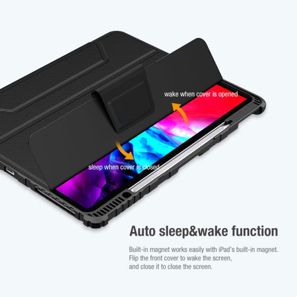 NILLKIN Bumper Pro Horizontal Flip Leather Case with Pen Slot & Holder & Sleep / Wake-up Function
