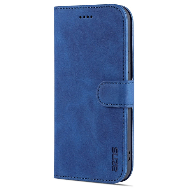 AZNS Skin Feel Calf Texture Horizontal Flip Leather Case with Card Slots & Holder & Wallet, For iPhone 12 / 12 Pro, For iPhone 12 Mini