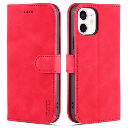 AZNS Skin Feel Calf Texture Horizontal Flip Leather Case with Card Slots & Holder & Wallet, For iPhone 12 / 12 Pro, For iPhone 12 Mini