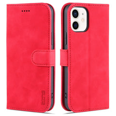 AZNS Skin Feel Calf Texture Horizontal Flip Leather Case with Card Slots & Holder & Wallet, For iPhone 12 / 12 Pro, For iPhone 12 Mini