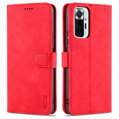 AZNS Skin Feel Calf Texture Horizontal Flip Leather Case with Card Slots & Holder & Wallet, For Xiaomi Redmi Note 10 Pro Max