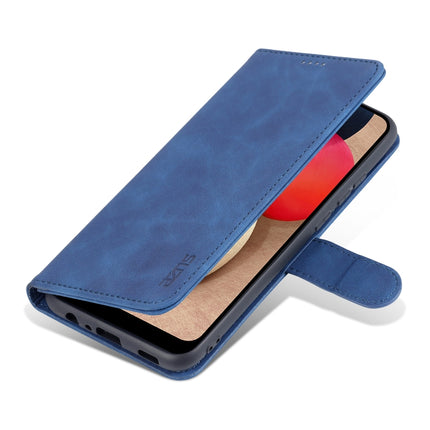 AZNS Skin Feel Calf Texture Horizontal Flip Leather Case with Card Slots & Holder & Wallet, For Samsung Galaxy A02s