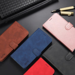 AZNS Skin Feel Calf Texture Horizontal Flip Leather Case with Card Slots & Holder & Wallet, For Samsung Galaxy A02, For Samsung Galaxy A02s