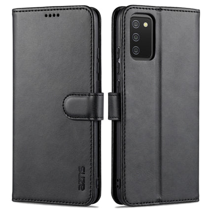 AZNS Skin Feel Calf Texture Horizontal Flip Leather Case with Card Slots & Holder & Wallet, For Samsung Galaxy A02s