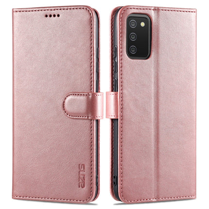 AZNS Skin Feel Calf Texture Horizontal Flip Leather Case with Card Slots & Holder & Wallet, For Samsung Galaxy A02s