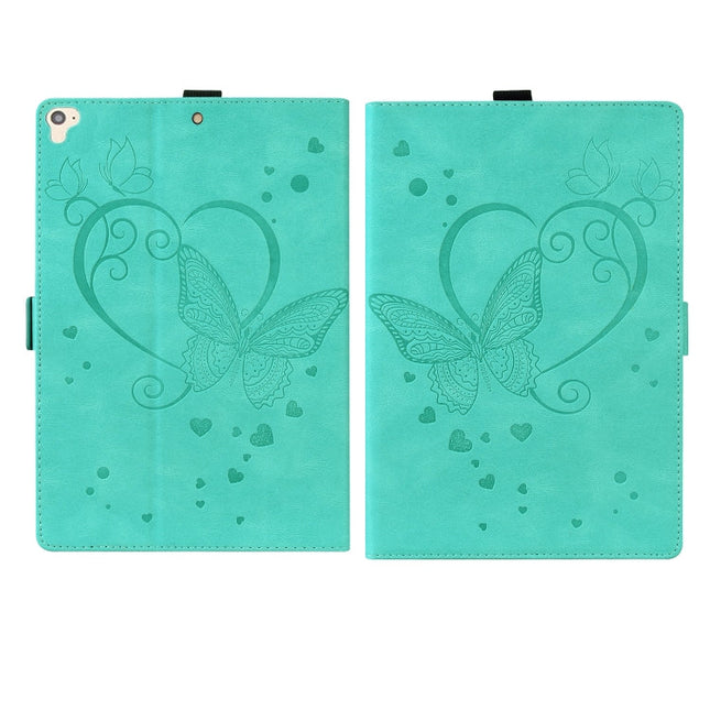 Love Butterfly Pattern Horizontal Flip Leather Case with Holder & Sleep / Wake-up Function, For iPad 9.7 (2017) (2018) / Air 2 Pro, For iPad 10.2 2021 / 2020 / 2019 / Air (2019) / 10.2 (2020), For iPad Mini 1 / 2 / 3 / 4 / 5����������������������������...