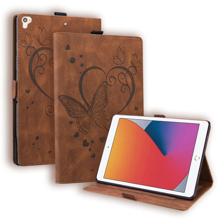 Love Butterfly Pattern Horizontal Flip Leather Case with Holder & Sleep / Wake-up Function, For iPad 9.7 (2017) (2018) / Air 2 Pro, For iPad 10.2 2021 / 2020 / 2019 / Air (2019) / 10.2 (2020), For iPad Mini 1 / 2 / 3 / 4 / 5����������������������������...