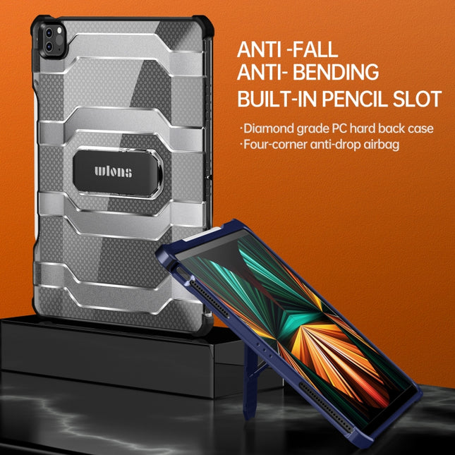 wlons Explorer Series PC + TPU Protective Case with Folding Holder, For iPad Pro 11 2022 / 2021 / 2020 / 2018 / Air 2020 10.9