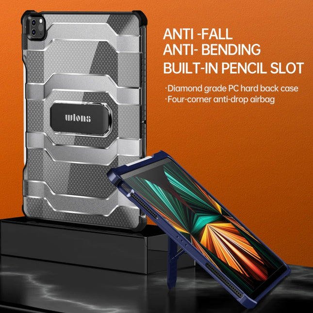 wlons Explorer Series PC + TPU Protective Case with Folding Holder, For iPad Pro 11 2022 / 2021 / 2020 / 2018 / Air 2020 10.9
