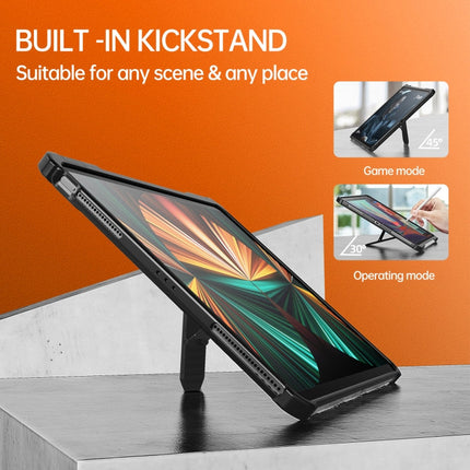 wlons Explorer Series PC + TPU Protective Case with Folding Holder, For iPad Pro 11 2022 / 2021 / 2020 / 2018 / Air 2020 10.9