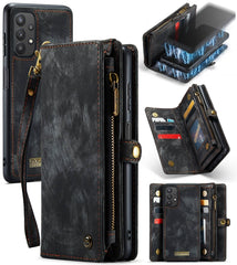CaseMe Detachable Multifunctional Horizontal Flip Leather Case, with Card Slot & Holder & Zipper Wallet & Photo Frame