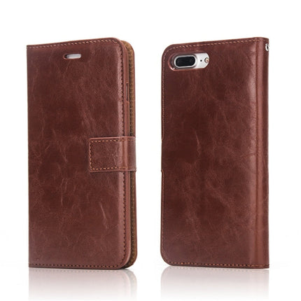 Crazy Horse Texture Detachable Magnetic Back Cover Horizontal Flip Leather Case with Holder & Card Slots & Photo Frame & Wallet, For iPhone 6 / 6s, For iPhone 8 Plus / 7 Plus, For iPhone X / XS, For iPhone XR