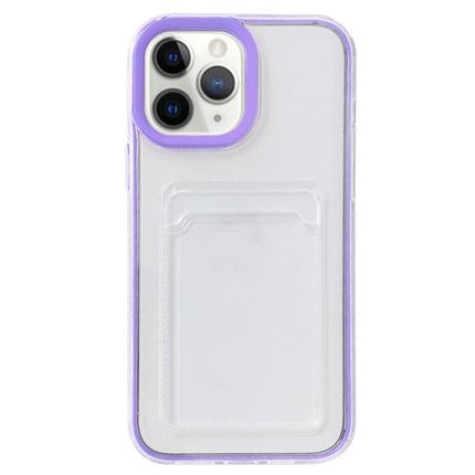 Full-coverage 360 Clear PC + TPU Shockproof Protective Case with Card Slot, For iPhone 12 mini, For iPhone 12 / 12 Pro, For iPhone 12 Pro Max, For iPhone 11 Pro