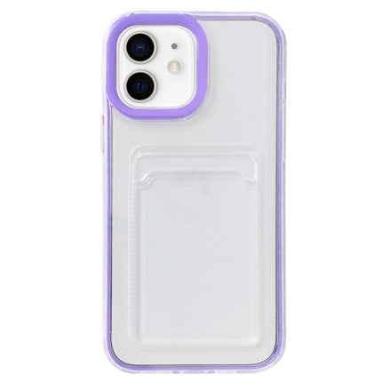 Full-coverage 360 Clear PC + TPU Shockproof Protective Case with Card Slot, For iPhone 11, For iPhone 11 Pro Max