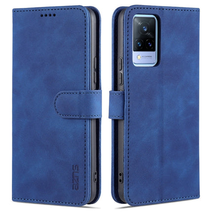 AZNS Skin Feel Calf Texture Horizontal Flip Leather Case with Card Slots & Holder & Wallet, For vivo V21, For vivo X60, For vivo X60 Pro