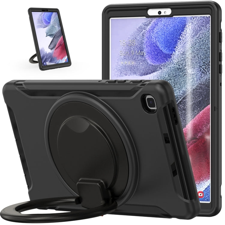 Shockproof Silicone + PC Protective Case with 360 Degree Rotation Foldable Handle Grip Holder & Pen Slot, For Samsung Galaxy Tab A7 Lite T220, For iPad mini 5 / 4