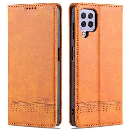 AZNS Magnetic Calf Texture Horizontal Flip Leather Case with Card Slots & Holder & Wallet, For Samsung Galaxy A22 4G, For Samsung Galaxy A22 5G
