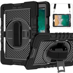 360 Degree Rotation Contrast Color Shockproof Silicone + PC Case with Holder & Hand Grip Strap & Shoulder Strap, For iPad 9.7 2018 / 2017, For iPad 10.2 2021 / 2020 / 2019, For iPad 10.9 / Pro 11 2020 / 2021 / 2018��������������������������������������...