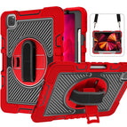 For iPad 10.9 / Pro 11 2020 / 2021 / 2018 / Red+Black