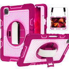 For iPad 10.9 / Pro 11 2020 / 2021 / 2018 / Rose Red+Pink