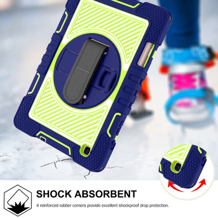 360 Degree Rotation Contrast Color Shockproof Silicone + PC Case with Holder & Hand Grip Strap & Shoulder Strap