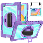 For Samsung Galaxy Tab S6 Lite P610/P615 / Purple + Mint Green