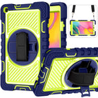 For Samsung Galaxy Tab A 8.0 2019 T290 / Navy+Yellow Green